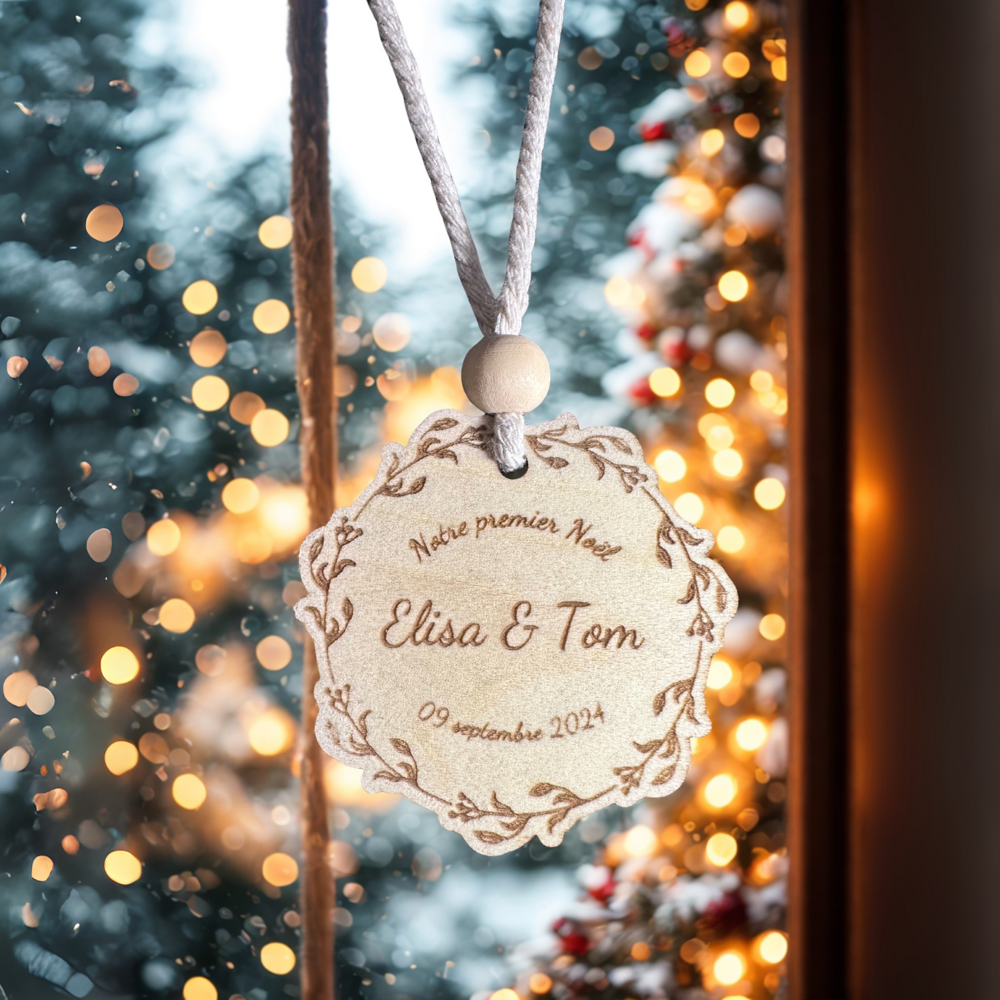 Boule de Noël couple