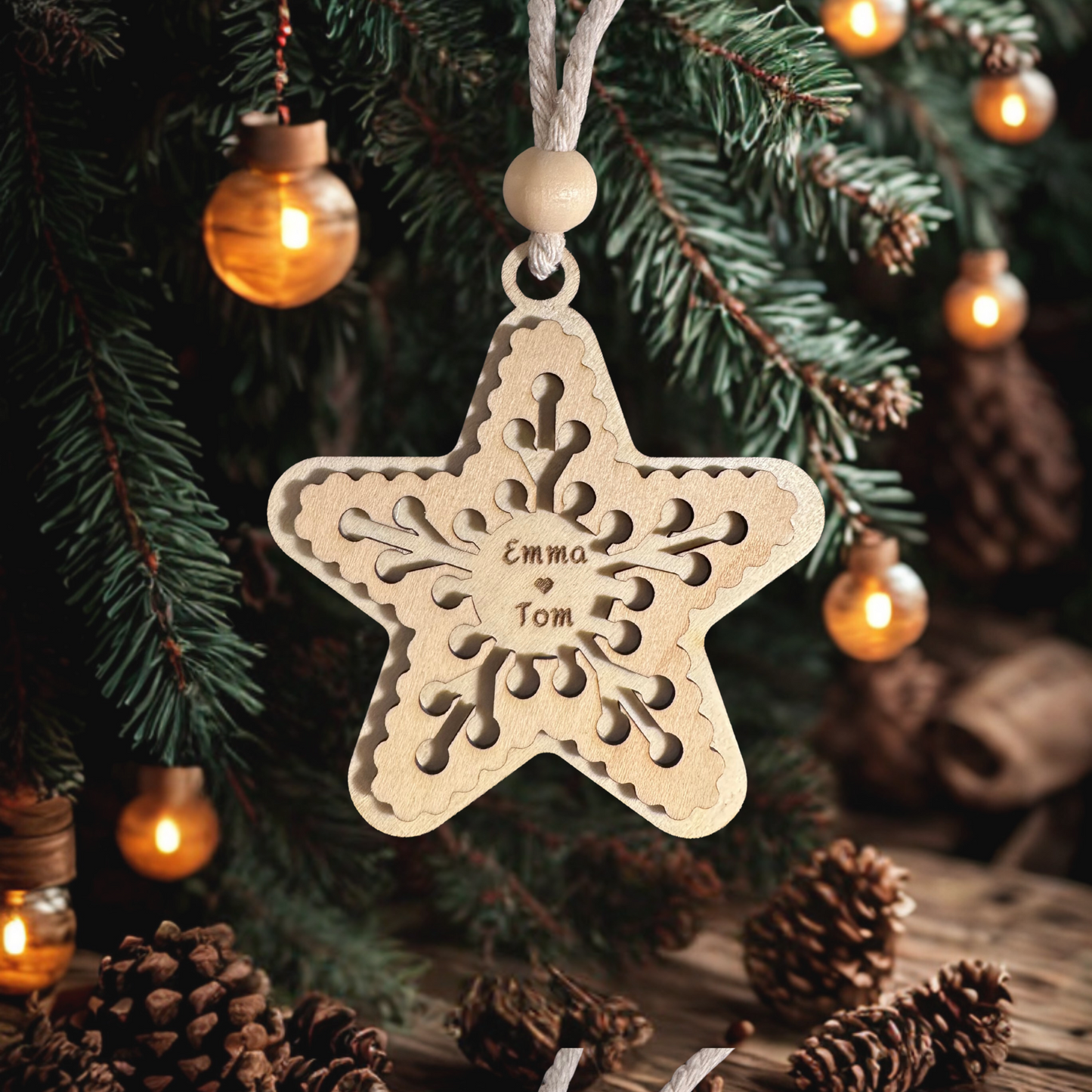 Boule de Noël Étoile