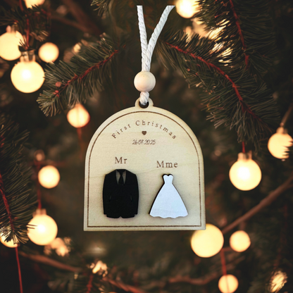 Boule de Noël Mariés