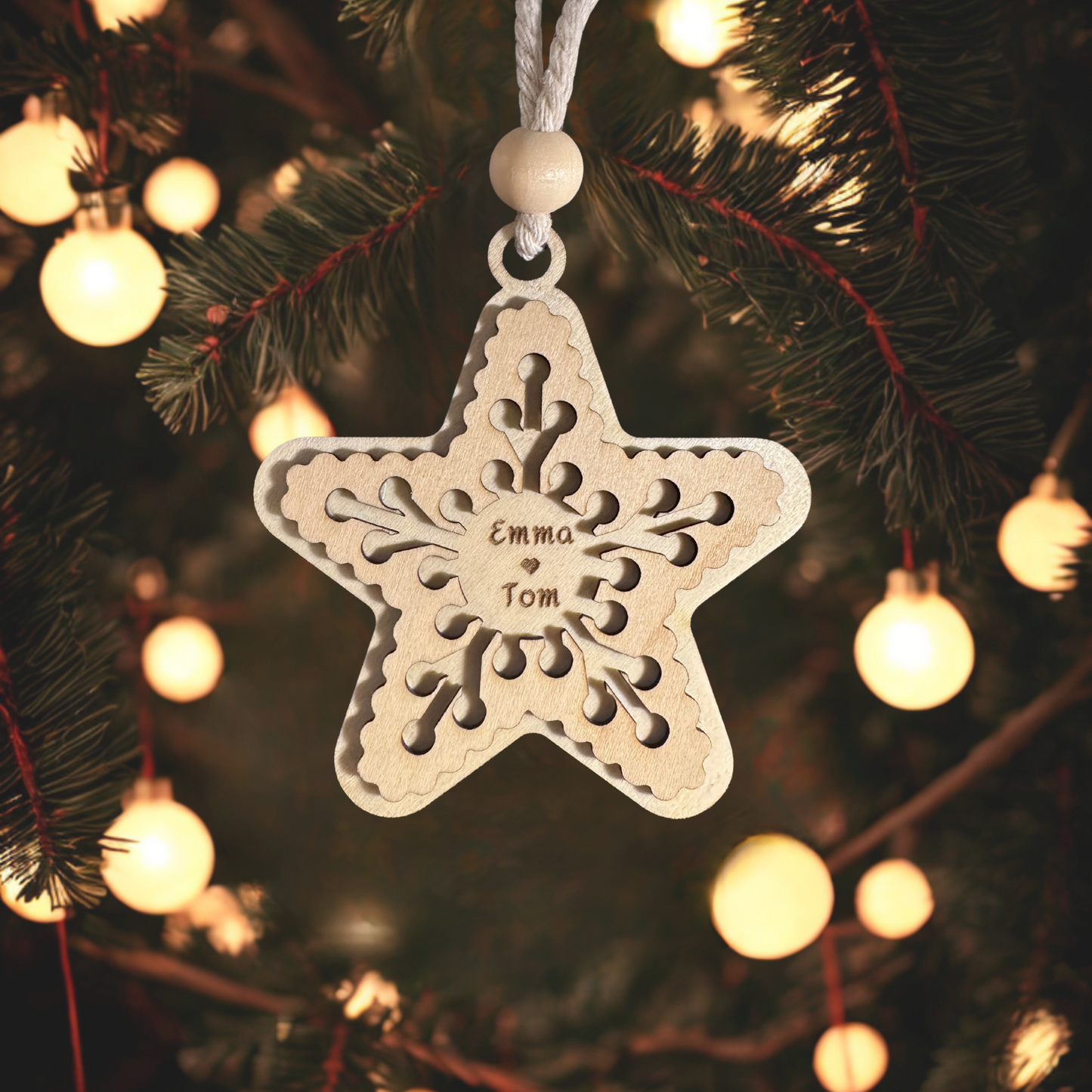 Boule de Noël Étoile