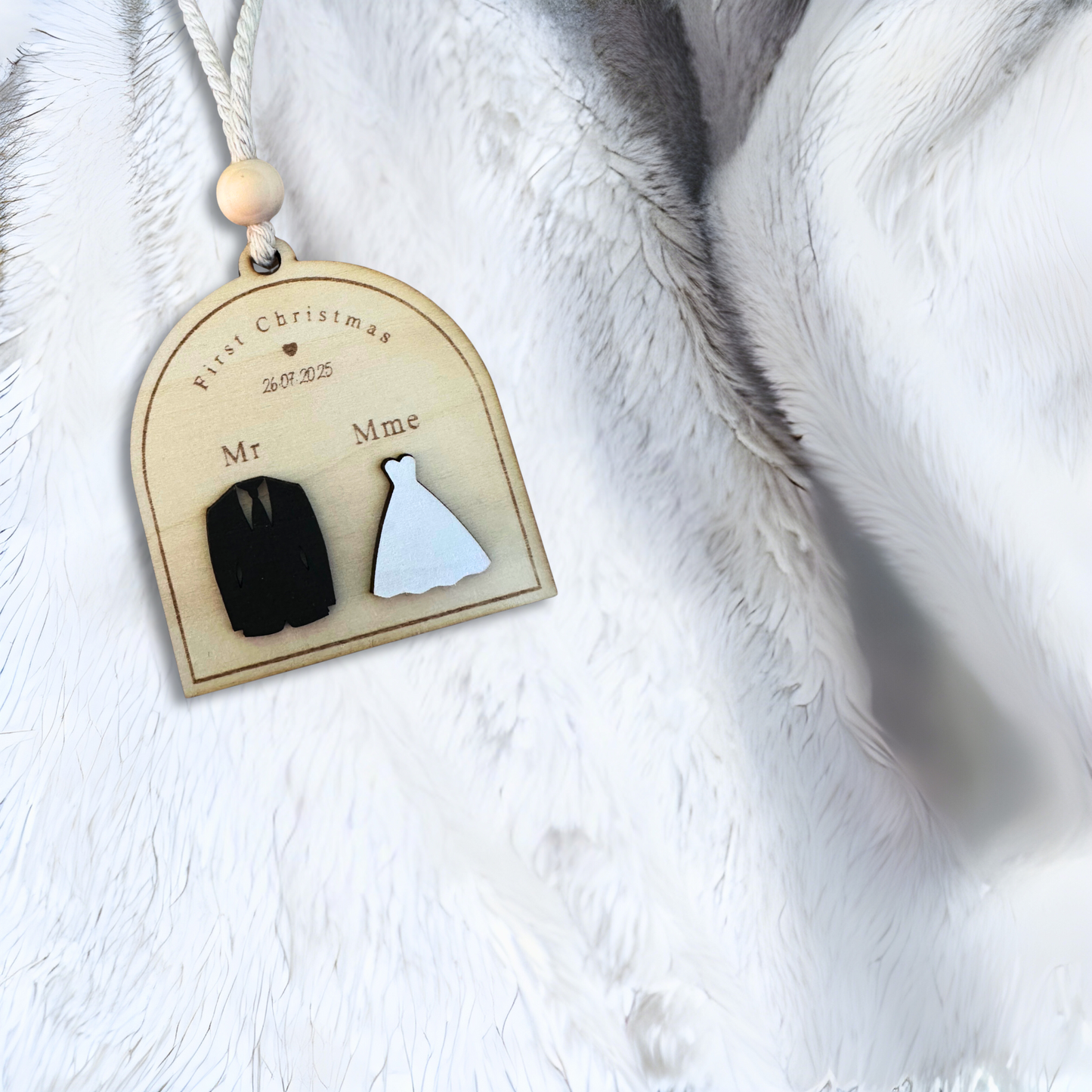 Boule de Noël Mariés