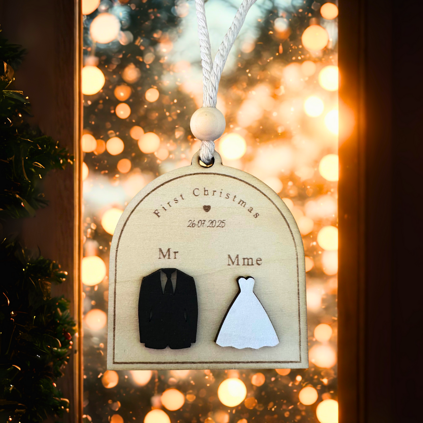 Boule de Noël Mariés