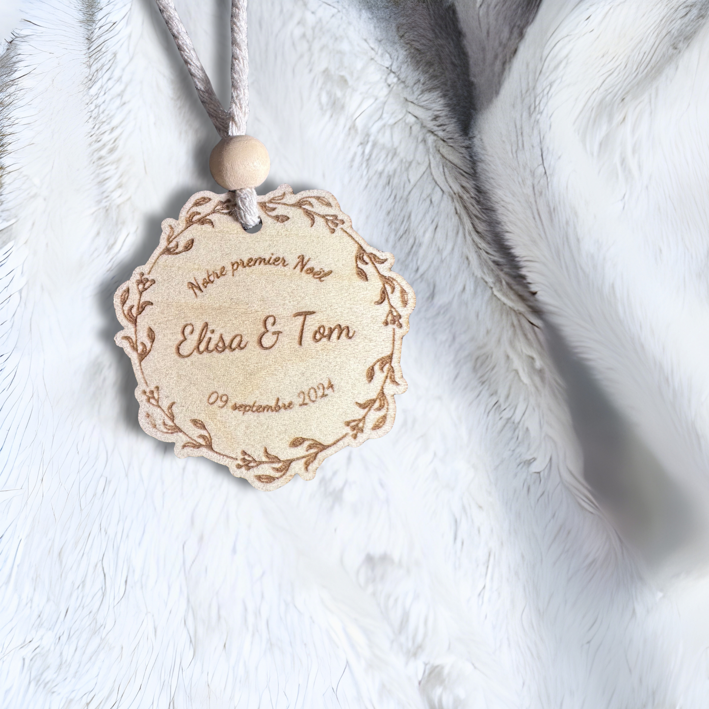 Boule de Noël couple