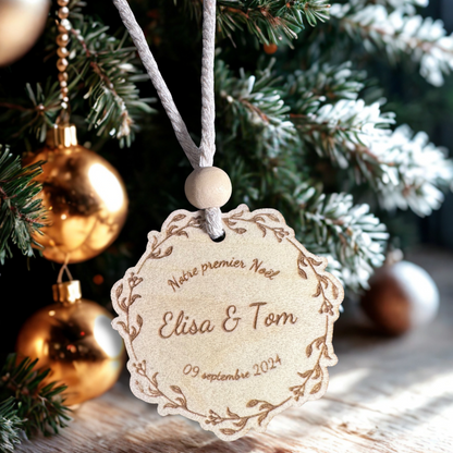 Boule de Noël couple