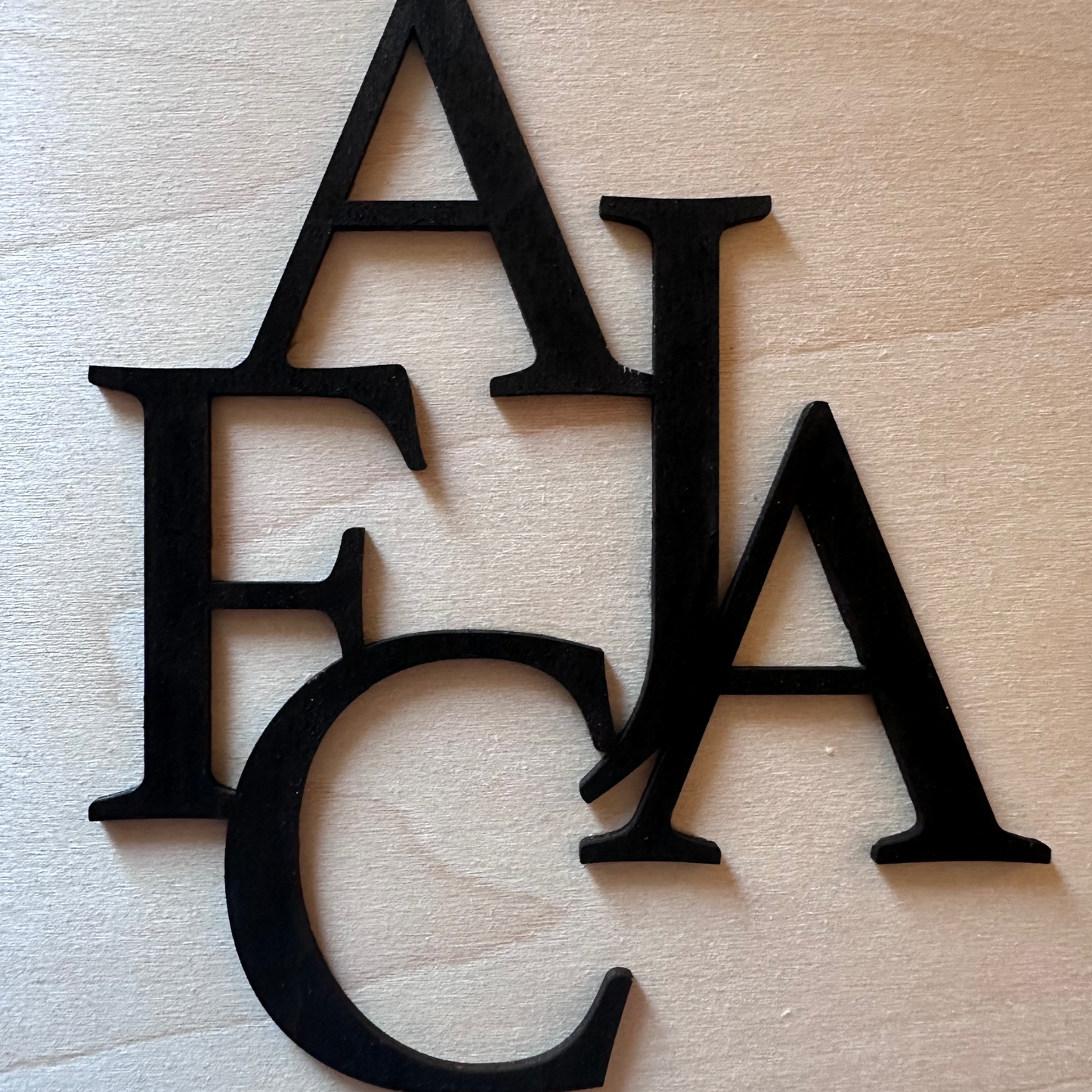 Cadre Initiales famille - CADRE INCLUS