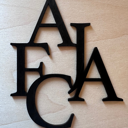 Cadre Initiales famille - CADRE INCLUS